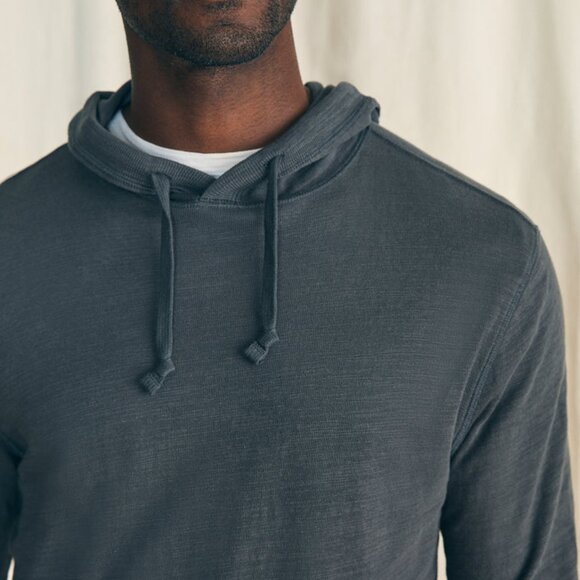 Faherty Sunwashed Slub Hoodie - Graphite XXL - Picture 1 of 3
